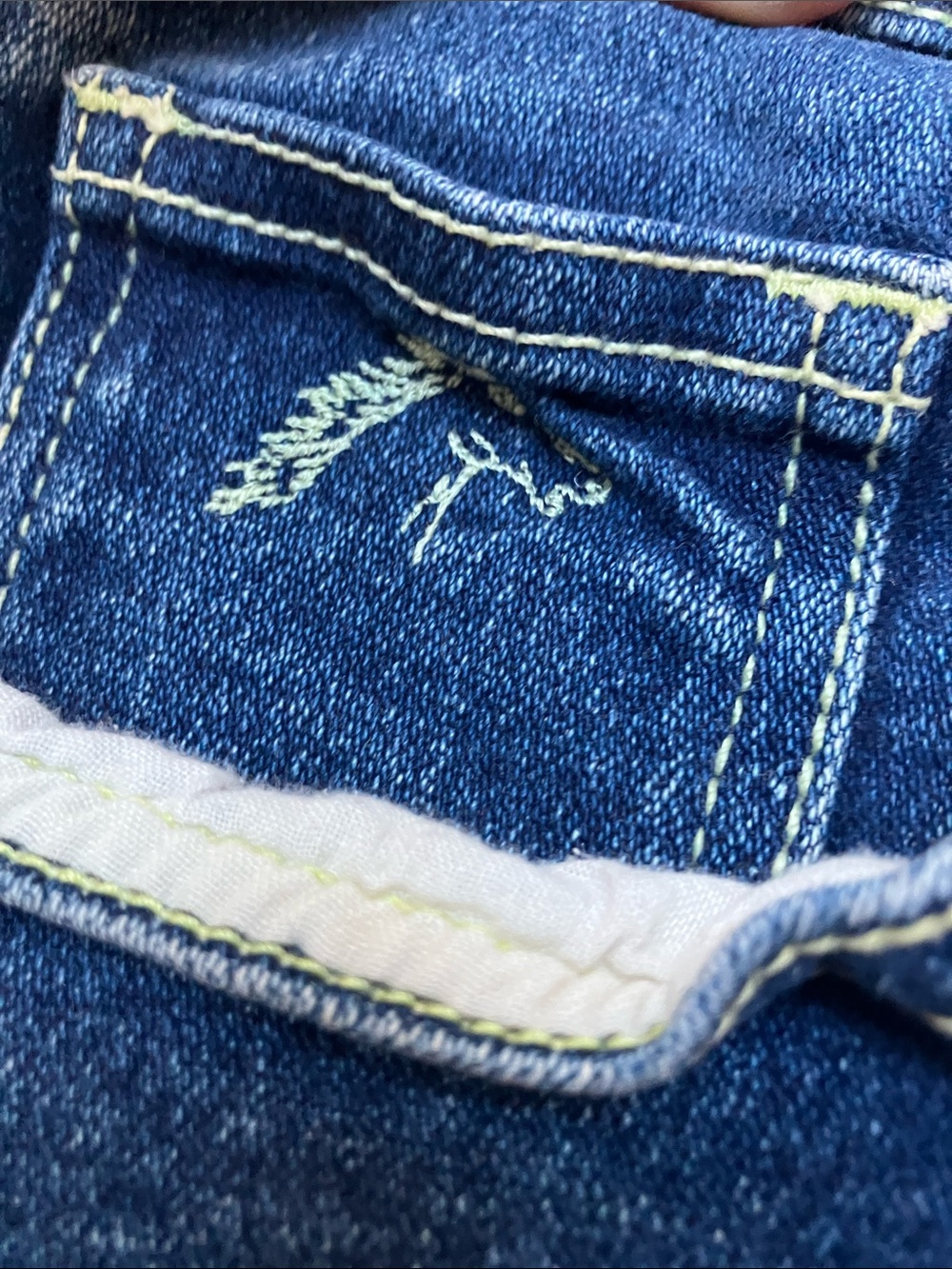Vintage rare Jordache Straight-Leg high rise Dark Blue Jeans - Picture 4 of 10